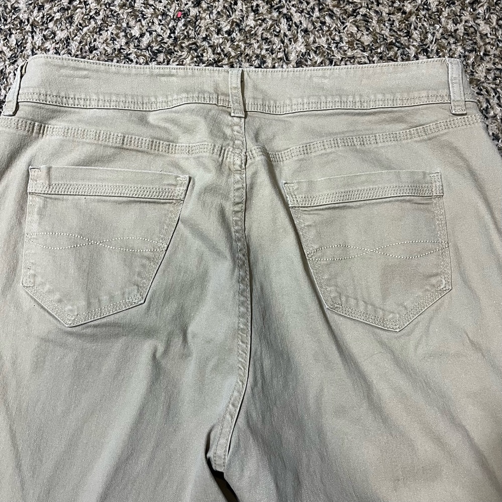 Riders by Lee Khaki Colored jeans; Sz 16W - Picture 6 of 7